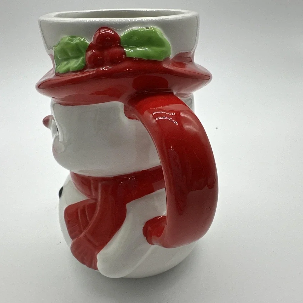 POTTERY BARN Snowman Winter Figural Christmas 3D Vintage Style 5